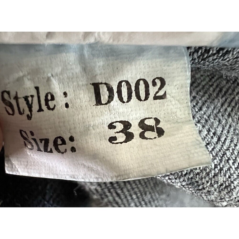 Barbell Apparel D002 Dark Wash Athletic Fit Straight Stretch Jeans Men's 38x32 - Picture 13 of 13
